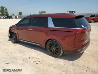 2022 Kia Carnival SX with VIN KNDNE5H31N6074714, listed as a Copart auction lot 68877584 with 56,656 mi miles and Salvage Title. Bid and sale history available at carsss.com. Image 2.