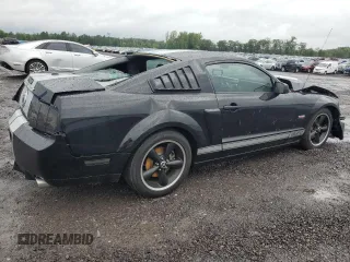 2007 Ford Mustang GT Deluxe with VIN 1ZVHT82H075356342, listed as a Copart auction lot 66932034 with 38,367 mi miles and Salvage Title. Bid and sale history available at carsss.com. Image 3.