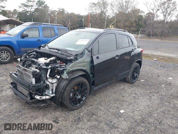 2022 Chevrolet Trax LT with VIN KL7CJLSM1NB513245, listed as a IAAI auction lot 41281243 with 23,686 mi miles. Bid and sale history available at carsss.com. Image 17.