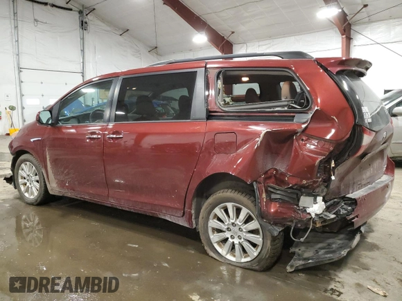 2015 Toyota Sienna Ltd with VIN 5TDDK3DC6FS118478, listed as a Copart auction lot 47100715 with 137,236 mi miles and Salvage Title. Bid and sale history available at carsss.com. Image 2.