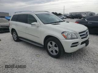 2012 Mercedes-Benz GL-Class GL 450 with VIN 4JGBF7BE9CA772614, listed as a Copart auction lot 74983854 with 156,182 mi miles and Salvage Title. Bid and sale history available at carsss.com. Image 4.