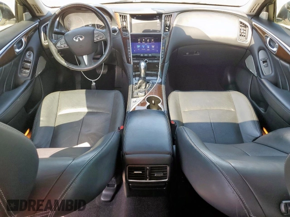 2017 Infiniti Q50 Premium с VIN JN1EV7AP4HM730755, выставлен на аукционе Copart как лот 52330185 с пробегом 93 292 миль миль и Чистый • Clean title. История ставок и продаж доступна на DreamBid. Изображение 8.