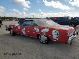 1973 Cadillac Eldorado z VIN 6L67S30429866, wystawiony jako Copart lot #87187334 z przebiegiem 94 585 mil mil oraz Szkoda całkowita • Salvage title. Historia ofert i sprzedaży dostępna na DreamBid. Obrazek 2.