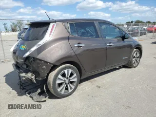 2016 Nissan LEAF S with VIN 1N4BZ0CP2GC301651, listed as a Copart auction lot 74720773 with 68,282 mi miles. Bid and sale history available at carsss.com. Image 3.