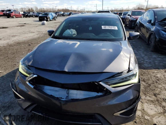 2019 Acura ILX w/Premium Pkg with VIN 19UDE2F70KA001151, listed as a Copart auction lot 48176315 with 68,024 mi miles and Salvage Title. Bid and sale history available at carsss.com. Image 5.