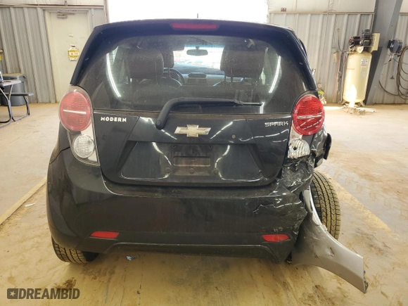 2013 Chevrolet Spark LS with VIN KL8CB6S97DC533160, listed as a Copart auction lot 46792285 with 48,763 mi miles and Salvage Title. Bid and sale history available at carsss.com. Image 6.