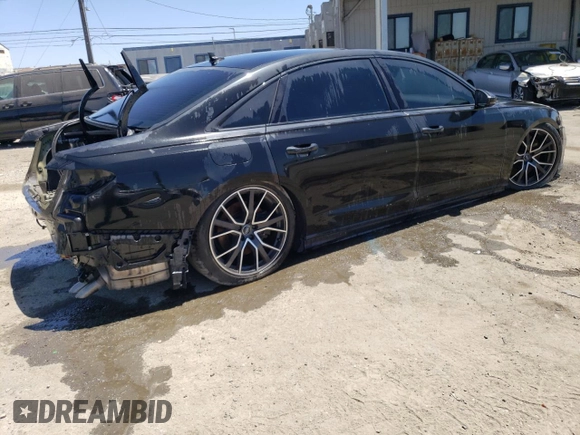 2020 Audi A8 L with VIN WAU8EAF84LN003351, listed as a Copart auction lot 62743283 with 17,117 mi miles. Bid and sale history available at carsss.com. Image 3.