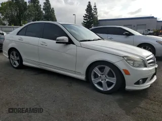 2010 Mercedes-Benz C 300 Sport with VIN WDDGF5EB7AR092571, listed as a Copart auction lot 51133345 with 146,592 mi miles and Salvage title. Bid and sale history available at DreamBid. Image 4.