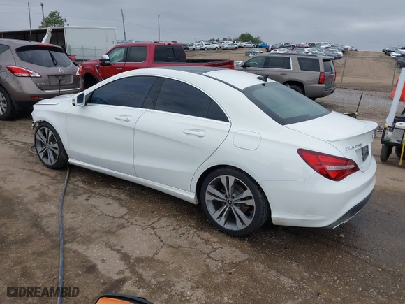2019 Mercedes-Benz CLA with VIN WDDSJ4EB6KN708160, listed as a IAAI auction lot 41740649 with 128,900 mi miles. Bid and sale history available at carsss.com. Image 3.