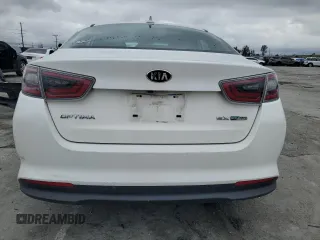 2016 Kia Optima Hybrid EX with VIN KNAGN4AD3G5098640, listed as a Copart auction lot 44230215 with 100,286 mi miles and Salvage Title. Bid and sale history available at carsss.com. Image 6.