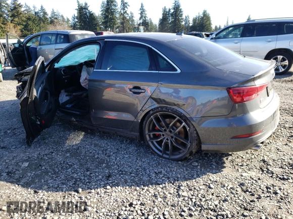 2017 Audi S3 Premium Plus with VIN WAUB1GFF9H1014461, listed as a Copart auction lot 47090995 with 85,984 mi miles and Salvage Title. Bid and sale history available at carsss.com. Image 2.