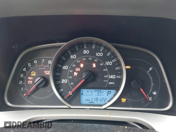 2015 Toyota RAV4 LE with VIN 2T3BFREVXFW277470, listed as a IAAI auction lot 42063725 with 119,122 mi miles. Bid and sale history available at carsss.com. Image 7.