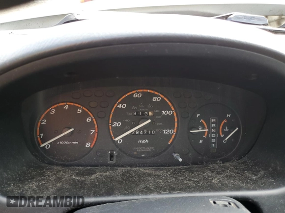 2000 Honda CR-V LX with VIN JHLRD1842YS005843, listed as a Copart auction lot 51677025 with 294,710 mi miles and Salvage Title. Bid and sale history available at carsss.com. Image 9.