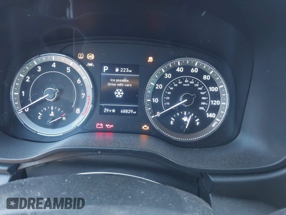 2020 Hyundai Venue SE with VIN KMHRB8A30LU015163, listed as a IAAI auction lot 41293346 with 68,829 mi miles and . Bid and sale history available at DreamBid. Image 7.