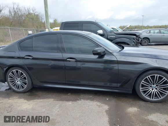 2017 BMW 5 Series 540i with VIN WBAJE5C35HG916844, listed as a IAAI auction lot 41793043 with 92,964 mi miles and . Bid and sale history available at carsss.com. Image 13.