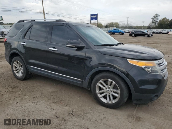 2014 Ford Explorer XLT with VIN 1FM5K7D84EGA07505, listed as a Copart auction lot 46955434 with 162,742 mi miles and Salvage Title. Bid and sale history available at DreamBid. Image 4.