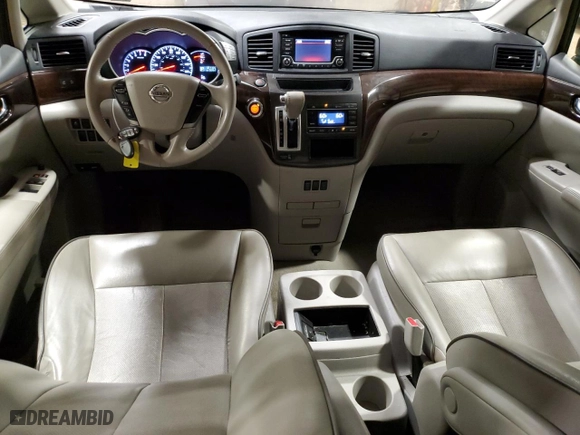 2015 Nissan Quest S with VIN JN8AE2KP4F9134000, listed as a Copart auction lot 42636974 with 121,106 mi miles. Bid and sale history available at carsss.com. Image 8.
