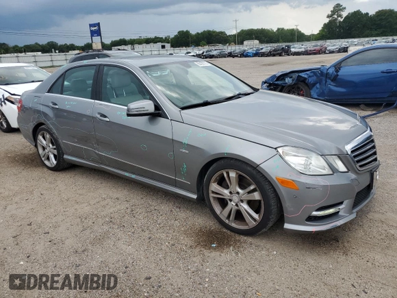 2012 Mercedes-Benz E 350 Luxury with VIN WDDHF5KB7CA548837, listed as a Copart auction lot 60436735 with 147,123 mi miles and Salvage title. Bid and sale history available at DreamBid. Image 4.