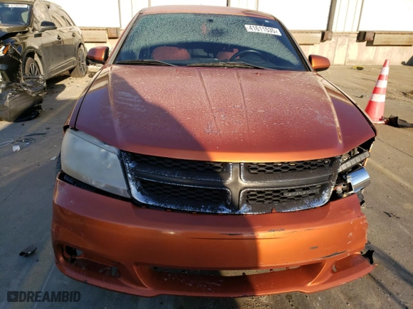 2011 Dodge Avenger Heat with VIN 1B3BD1FG8BN605415, listed as a Copart auction lot 41611535 with 127,404 mi miles and Salvage Title. Bid and sale history available at carsss.com. Image 5.