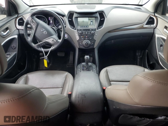 2017 Hyundai Santa Fe Ultimate with VIN 5XYZW4LA4HG488067, listed as a Copart auction lot 54984005 with 100,784 mi miles and Salvage title. Bid and sale history available at DreamBid. Image 8.