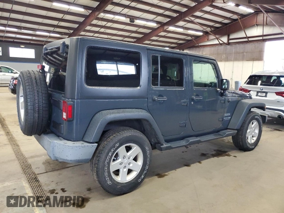 2018 Jeep Wrangler Unlimited Sport S with VIN 1C4HJWDG0JL801098, listed as a Copart auction lot 48181455 with 102,105 mi miles and Clean Title. Bid and sale history available at DreamBid. Image 3.