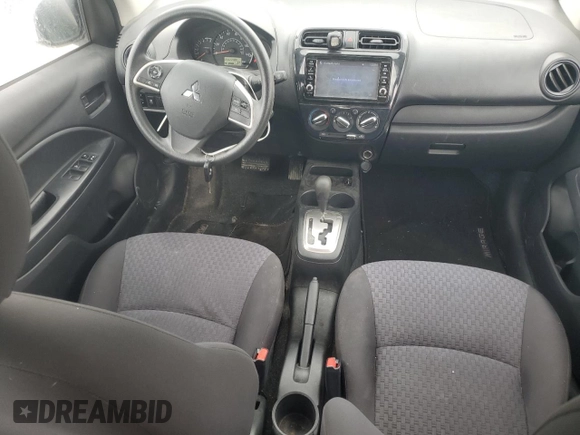 2019 Mitsubishi Mirage ES z VIN ML32A3HJ6KH004243, wystawiony jako Copart lot #50917445 z przebiegiem 56 220 mil mil oraz Czysty tytuł • Clean title. Historia ofert i sprzedaży dostępna na DreamBid. Obrazek 8.