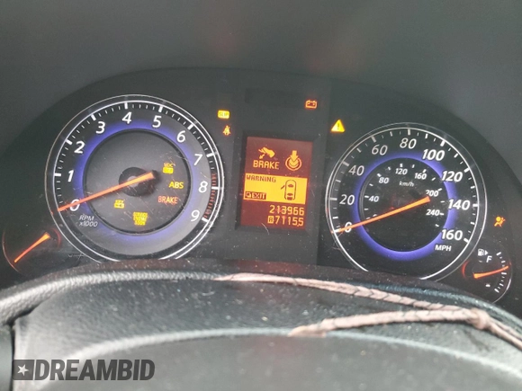 2008 Infiniti G35 with VIN JNKBV61E18M215767, listed as a Copart auction lot 83839274 with 213,966 mi miles and Clean Title. Bid and sale history available at DreamBid. Image 9.