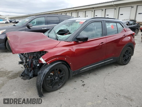 2023 Nissan Kicks SR with VIN 3N1CP5DV0PL520131, listed as a Copart auction lot 80838834 with Not Provided miles and Salvage Title. Bid and sale history available at DreamBid. Image 1.
