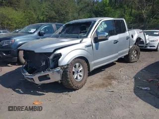 2018 Ford F-150 XL with VIN 1FTEW1E55JFC16536, listed as a IAAI auction lot 41895402 with 188,237 mi miles. Bid and sale history available at carsss.com. Image 2.