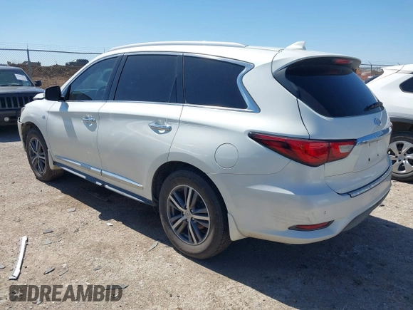 2018 Infiniti QX60 with VIN 5N1DL0MM9JC507884, listed as a IAAI auction lot 41738744 with 109,468 mi miles and . Bid and sale history available at DreamBid. Image 3.