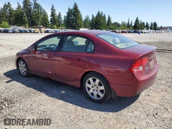 2008 Honda Civic LX z VIN 1HGFA16568L071361, wystawiony jako Copart lot #57340675 z przebiegiem 186 658 mil mil oraz Szkoda całkowita • Salvage title. Historia ofert i sprzedaży dostępna na DreamBid. Obrazek 2.