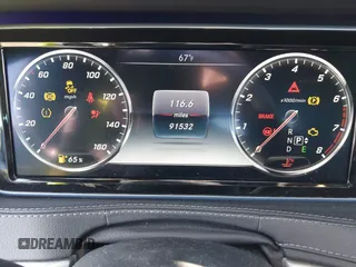 2015 Mercedes-Benz S-Class S 550 with VIN WDDUG8CB5FA072877, listed as a IAAI auction lot 41848660 with 91,532 mi miles. Bid and sale history available at carsss.com. Image 7.