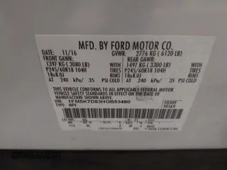 2017 Ford Explorer XLT z VIN 1FM5K7D83HGB53480, wystawiony jako IAAI lot #41698218 z przebiegiem 152 572 mil mil oraz . Historia ofert i sprzedaży dostępna na DreamBid. Obrazek 9.