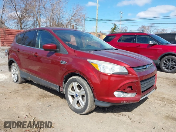 2016 Ford Escape SE with VIN 1FMCU0G75GUB22209, listed as a IAAI auction lot 41864084 with 96,313 mi miles. Bid and sale history available at carsss.com. Image 1.