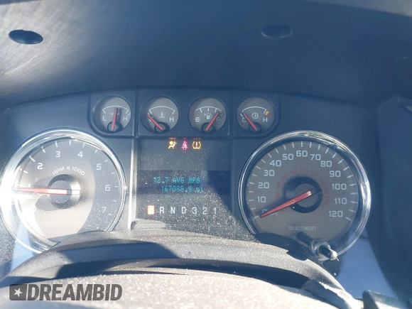 2010 Ford F-150 XL with VIN 1FTFX1CV5AFC48259, listed as a IAAI auction lot 41754918 with 167,088 mi miles. Bid and sale history available at carsss.com. Image 7.