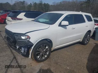 2019 Dodge Durango GT Plus with VIN 1C4RDJDG6KC691545, listed as a IAAI auction lot 41744250 with 108,422 mi miles and . Bid and sale history available at DreamBid. Image 18.