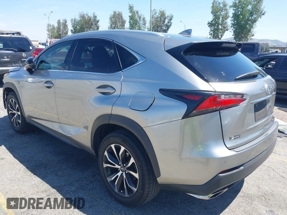 2017 Lexus NX with VIN JTJYARBZ1H2072015, listed as a IAAI auction lot 42092688 with 86,523 mi miles. Bid and sale history available at carsss.com. Image 3.