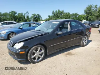 2007 Mercedes-Benz C 230 Sport with VIN WDBRF52H67A948136, listed as a Copart auction lot 62162335 with Not provided miles and Salvage title. Bid and sale history available at DreamBid. Image 1.