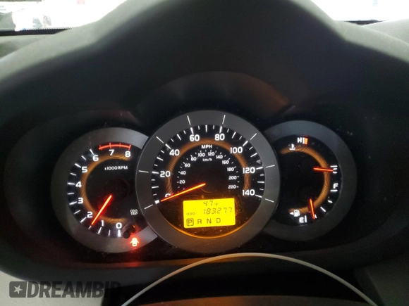 2012 Toyota RAV4 with VIN 2T3ZF4DVXCW155769, listed as a Copart auction lot 52463745 with 183,277 mi miles and Salvage Title. Bid and sale history available at carsss.com. Image 9.