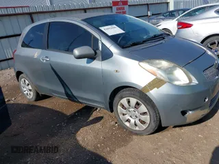 2008 Toyota Yaris with VIN JTDJT923685191185, listed as a IAAI auction lot 42092500 with 132,647 mi miles. Bid and sale history available at carsss.com. Image 1.