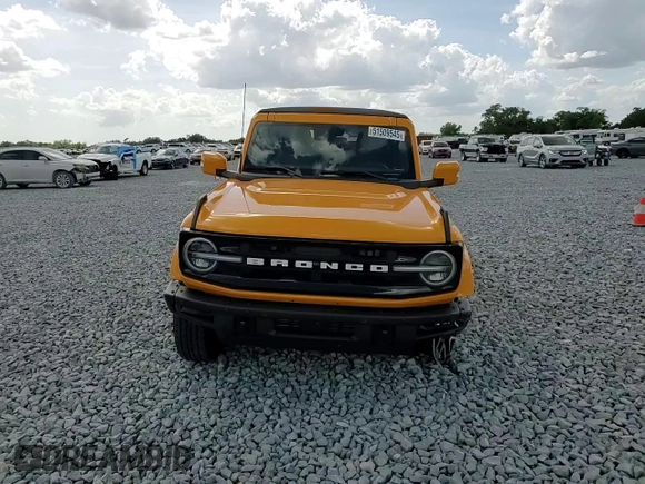 2021 Ford Bronco with VIN 1FMEE5BP5MLA90132, listed as a Copart auction lot 51509545 with 22,742 mi miles and Salvage Title. Bid and sale history available at carsss.com. Image 11.
