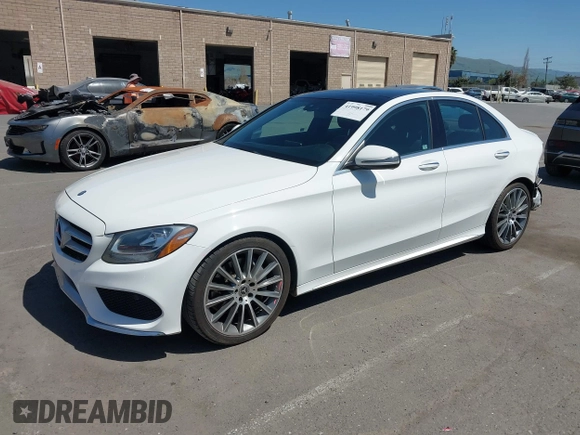 2017 Mercedes-Benz C 300 with VIN 55SWF4JB5HU227454, listed as a IAAI auction lot 41998179 with 74,392 mi miles and . Bid and sale history available at carsss.com. Image 18.