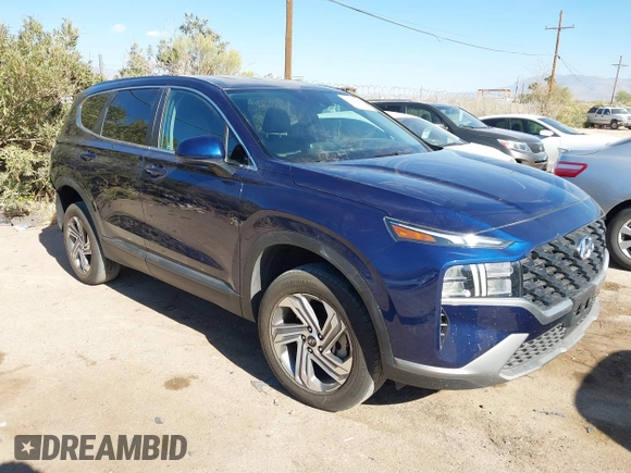 2021 Hyundai Santa Fe SE with VIN 5NMS1DAJXMH322476, listed as a IAAI auction lot 41370006 with 68,802 mi miles. Bid and sale history available at carsss.com. Image 1.