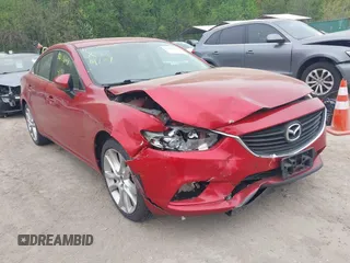 2014 Mazda 6 i Touring with VIN JM1GJ1V63E1156419, listed as a IAAI auction lot 42075808 with 200,811 mi miles. Bid and sale history available at carsss.com. Image 6.