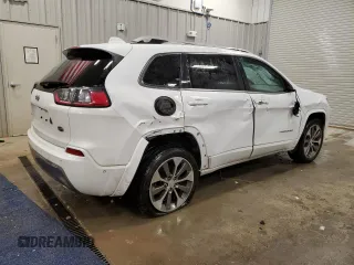 2019 Jeep Cherokee Overland with VIN 1C4PJMJN5KD173943, listed as a Copart auction lot 48350505 with 54,917 mi miles and Salvage title. Bid and sale history available at DreamBid. Image 3.