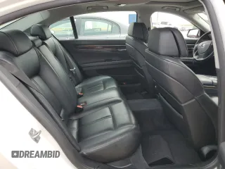 2011 BMW 7 Series 740Li with VIN WBAKB4C51BC574574, listed as a Copart auction lot 50425125 with 78,968 mi miles and Salvage title. Bid and sale history available at DreamBid. Image 10.