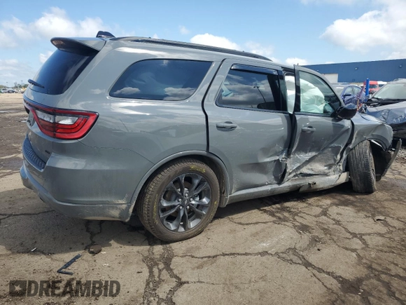 2025 Dodge Durango GT Plus with VIN 1C4RDJDG7SC503972, listed as a Copart auction lot 56074765 with 7,104 mi miles and Salvage title. Bid and sale history available at DreamBid. Image 3.