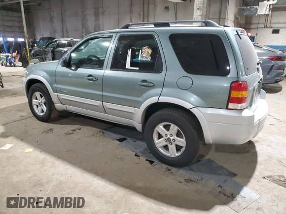 2007 Ford Escape Hybrid with VIN 1FMCU49H67KA75975, listed as a Copart auction lot 42016875 with 121,051 mi miles and Clean Title. Bid and sale history available at carsss.com. Image 2.
