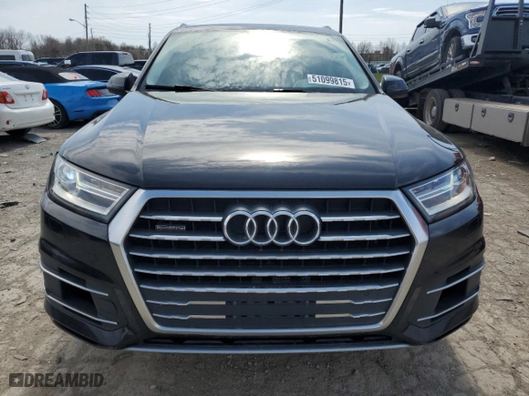 2017 Audi Q7 Premium Plus with VIN WA1LAAF74HD006791, listed as a Copart auction lot 51099815 with 81307 miles and Clean Title. Bid and sale history available at carsss.com. Image 5.