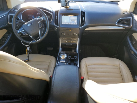 2019 Ford Edge SEL with VIN 2FMPK4J95KBC40185, listed as a Copart auction lot 43233055 with 102,951 mi miles and Salvage Title. Bid and sale history available at carsss.com. Image 8.